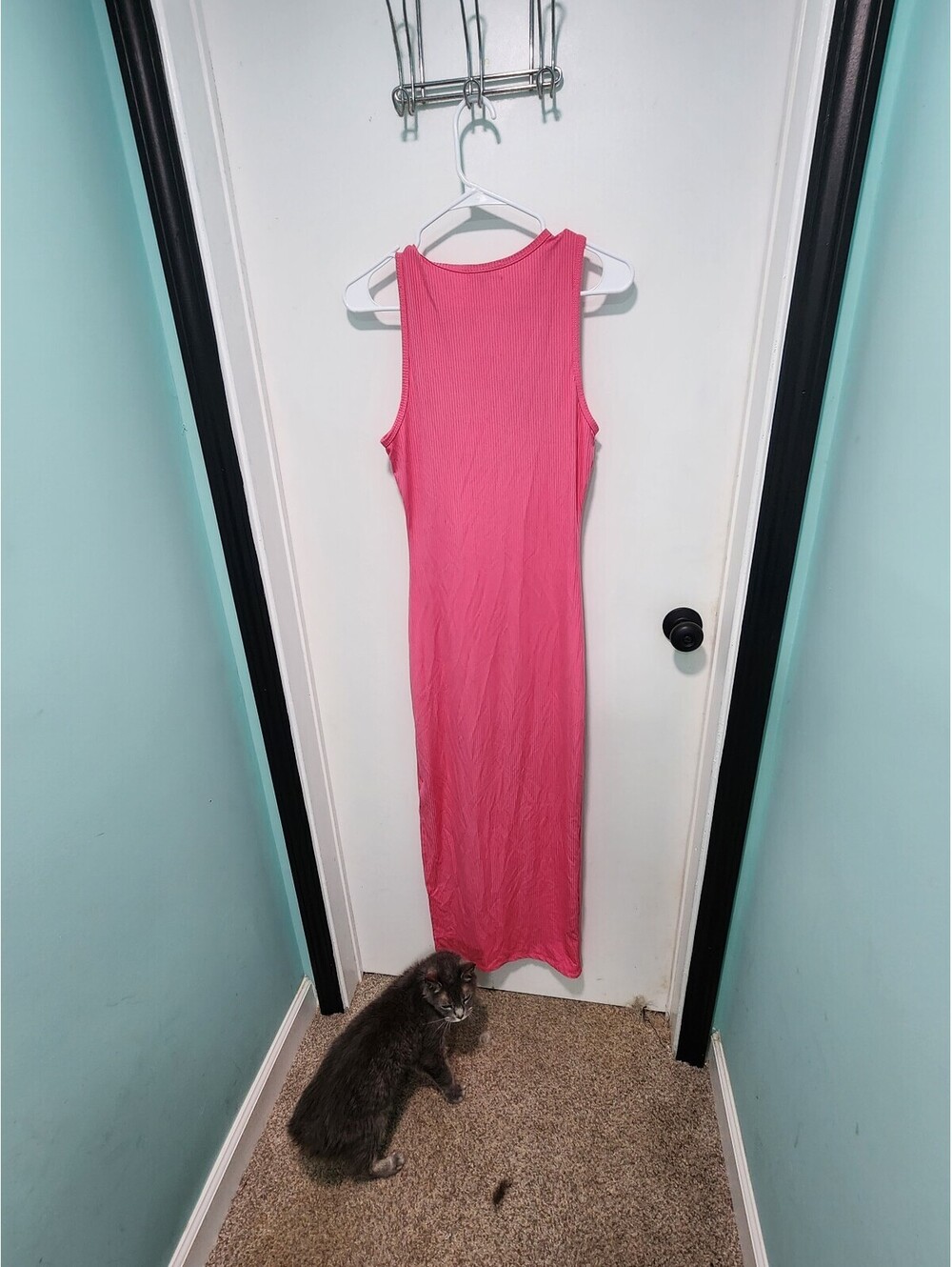 Pink Ribbed Sleeveless - Picture 3 of 3